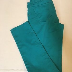 Greenish blue skinny leg Way jeans size 5